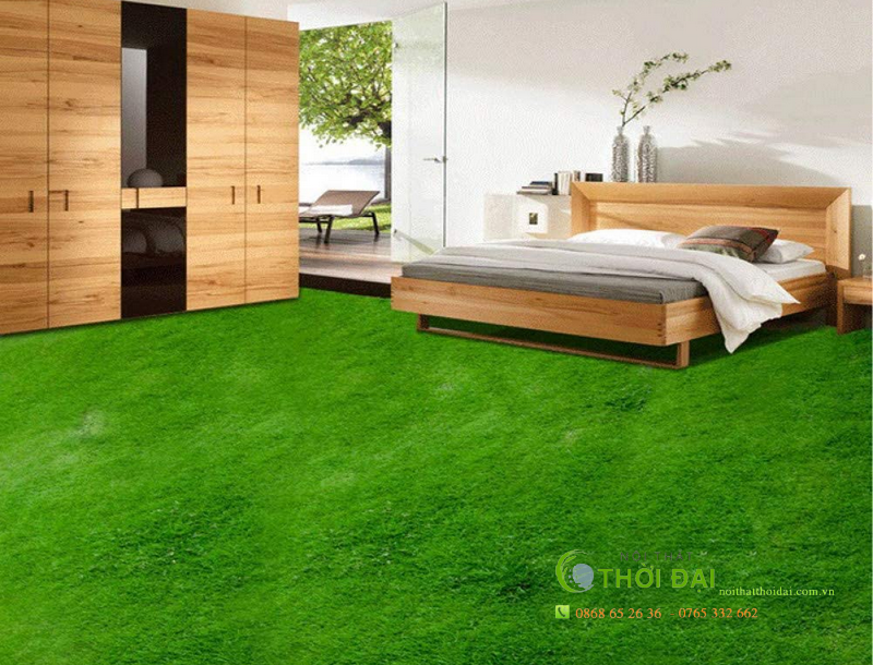 thảm cỏ nhân tạo lót sàn nhà